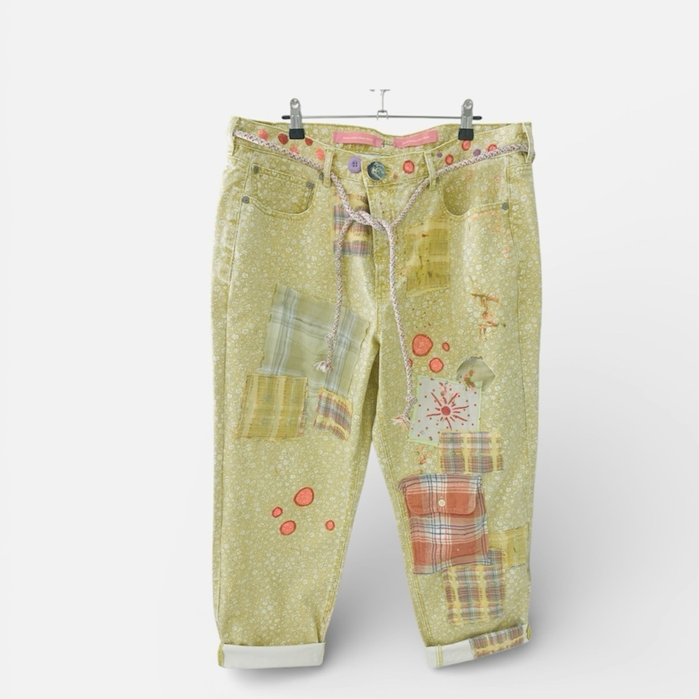 CRAM AE wide leg high waist jeans